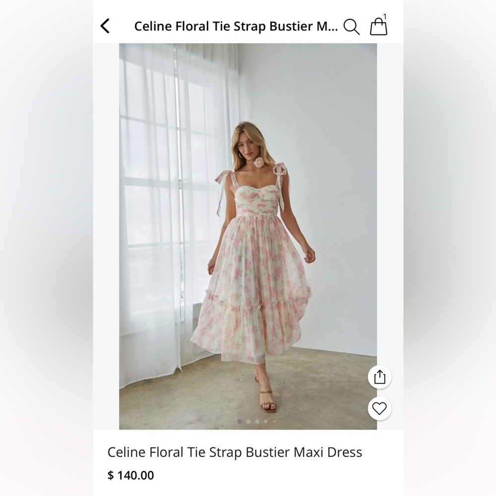 NWT Floral Dress American Threads